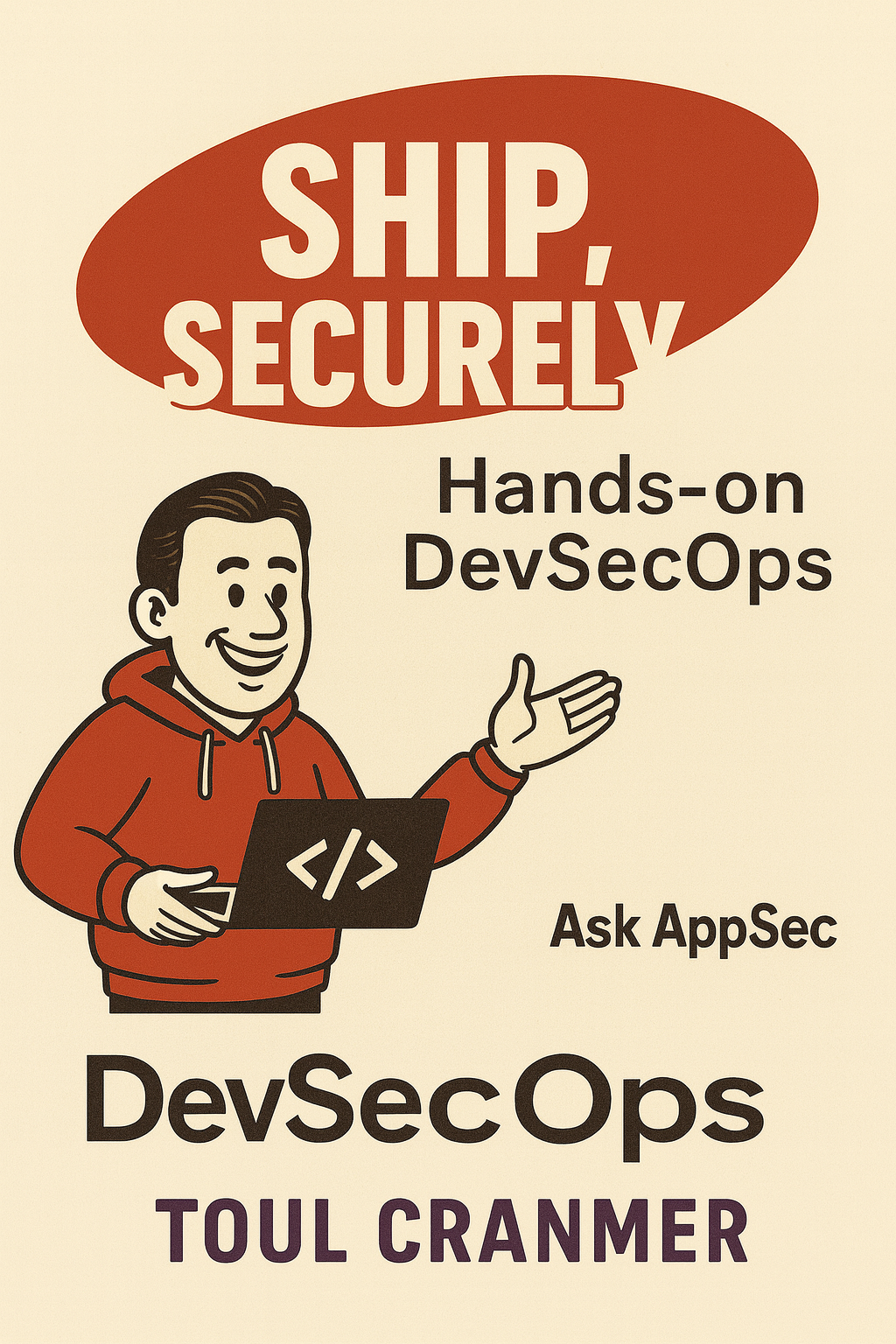 Book cover: Ship, Securely: The Hands-on DevSecOps Book